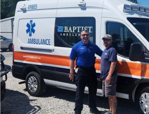Baptist Ambulance Adds New Vehicle Built by ODSV
